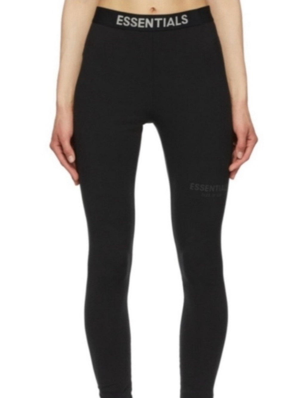 Essentials Black High-Rise Athletic Leggings